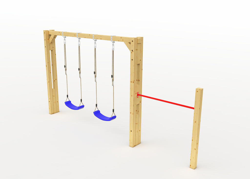 Duikelstang aanbouw compact schommel duikelrek kukelrek 