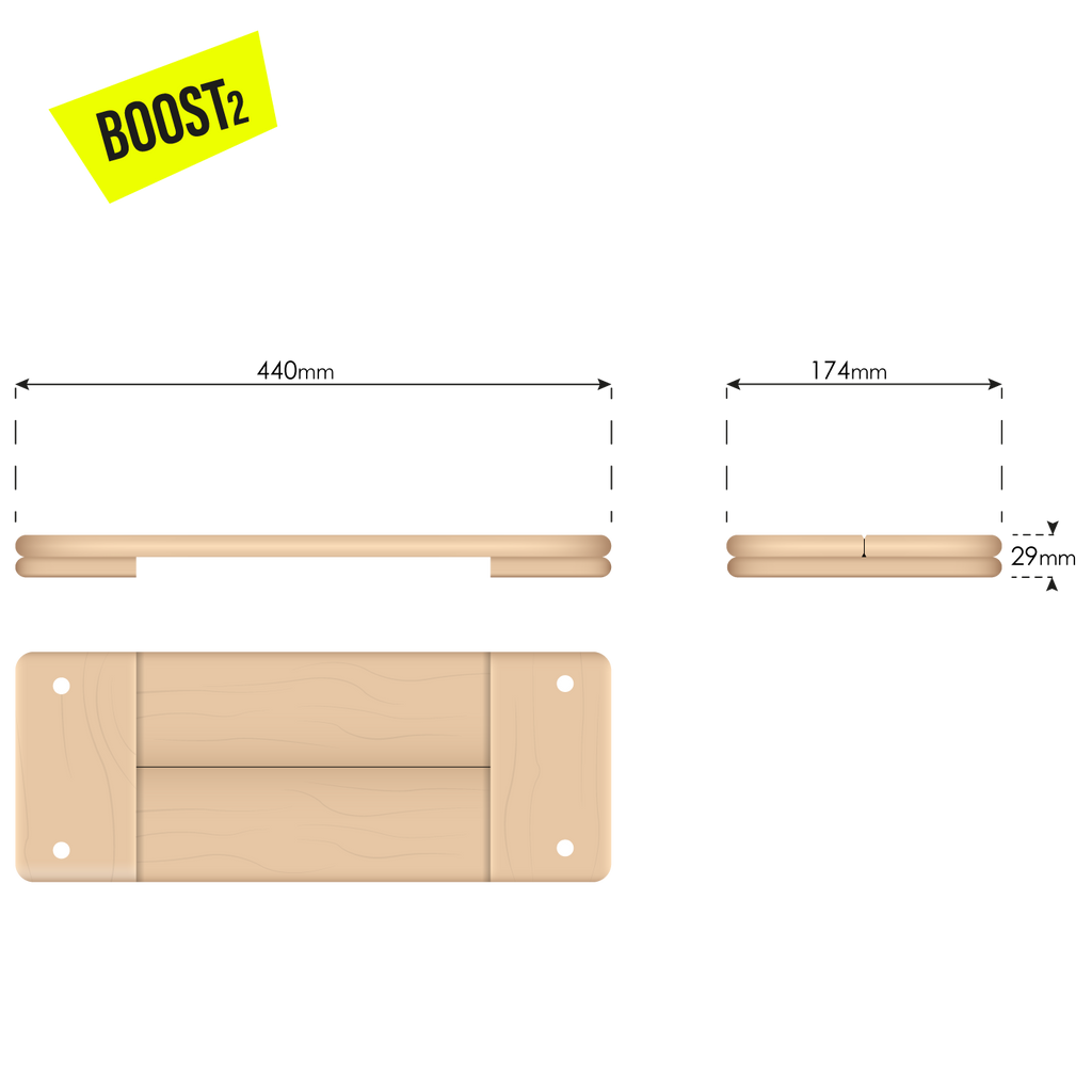 houten plankje afmetingen 